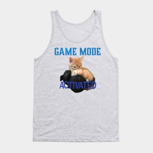 Gamer Cat Game Mode Activated Tank Top